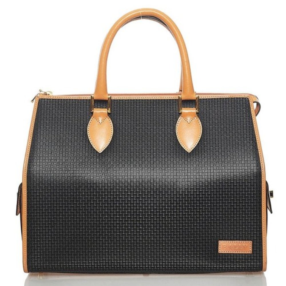 Bally Coated Canvas Handbag